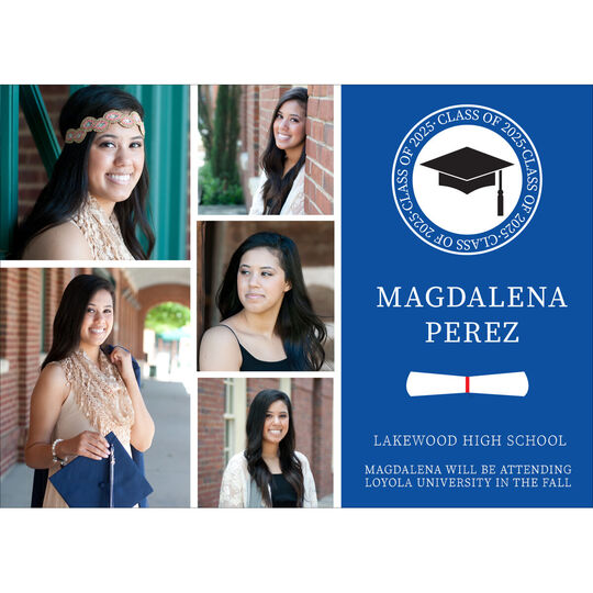 Grad Stamp Photo Graduation Announcements